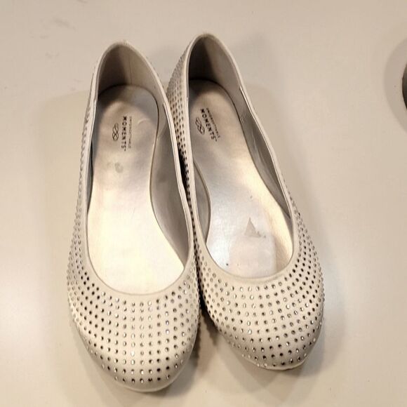 UNFORGETTABLE MOMENTS WOMEN"S BALLET FLATS WITH  RHINESTONES EMBELLISHMENTS - Picture 4 of 12